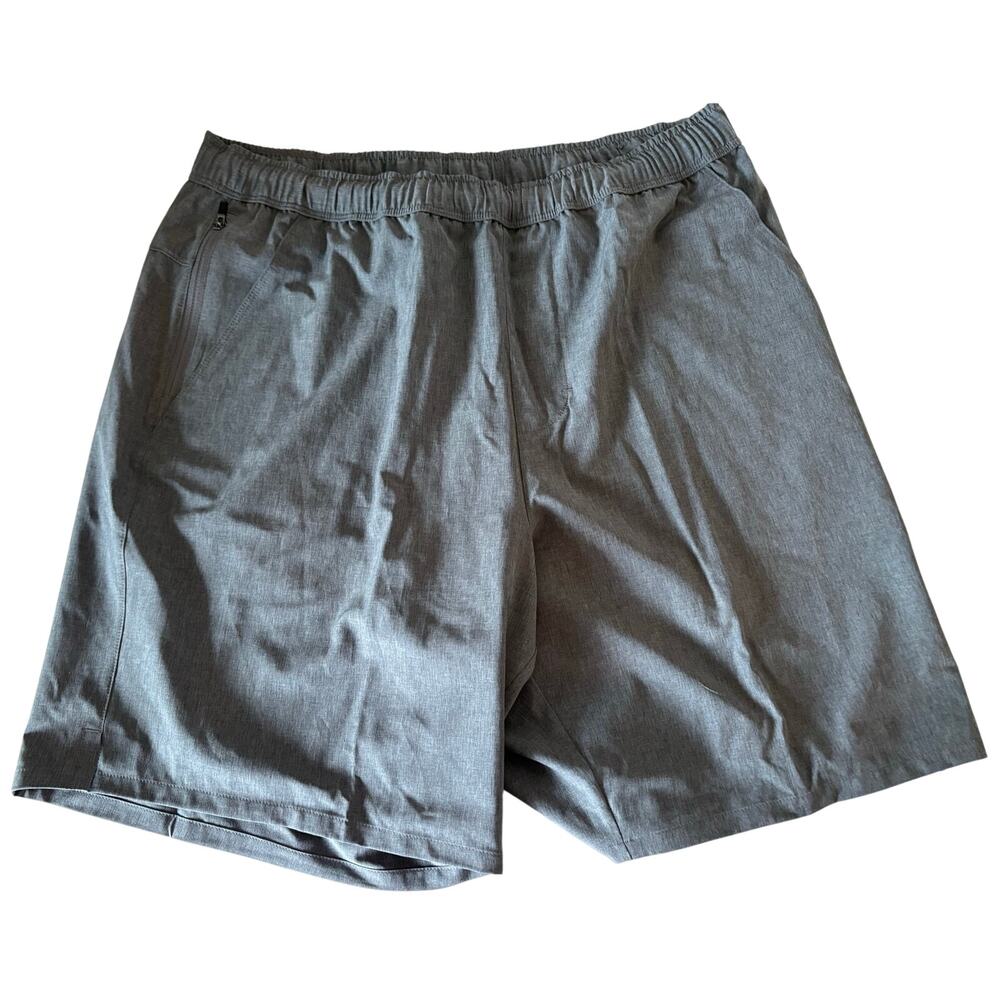 DSG Mens gray 8" Inseam Athletic Fit Woven Agility Shorts M Drawstring NWT